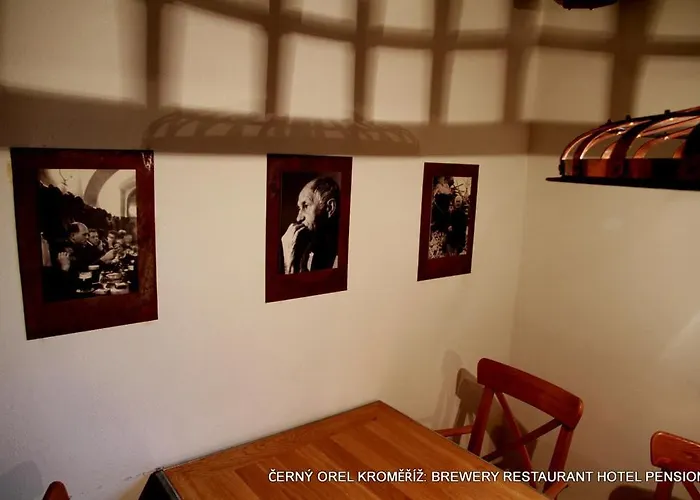 Gasthuis Pivovar Cerny Orel - & Restaurant Kroměříž